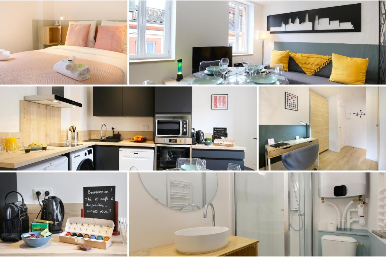 Expat Renting - Entre Piment & Violette - Saint Michel Apartment Toulouse Bagian luar foto